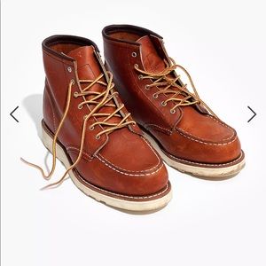 Red Wing Laceup boots - from Madewell